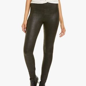 Commando Faux Suede Leggings In Black